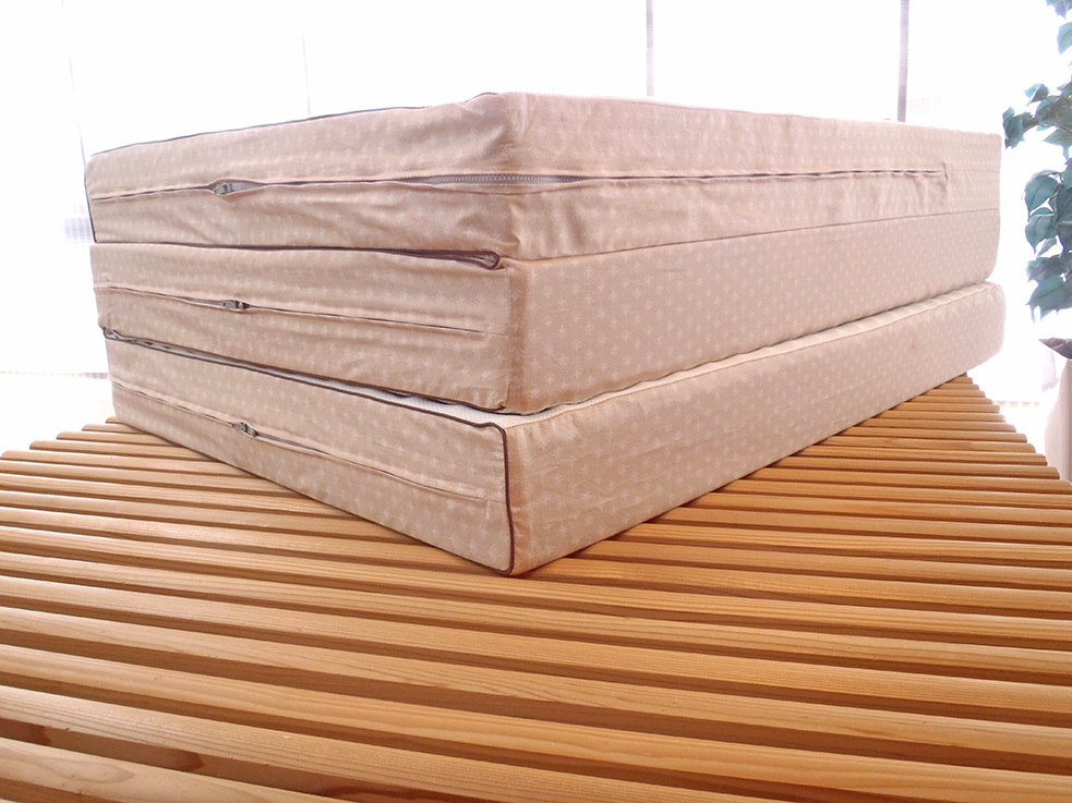 西川　シングル敷布団　ボディゼロマットレス　厚み10ｃｍ　日本製　三つ折り　体圧分散_画像3