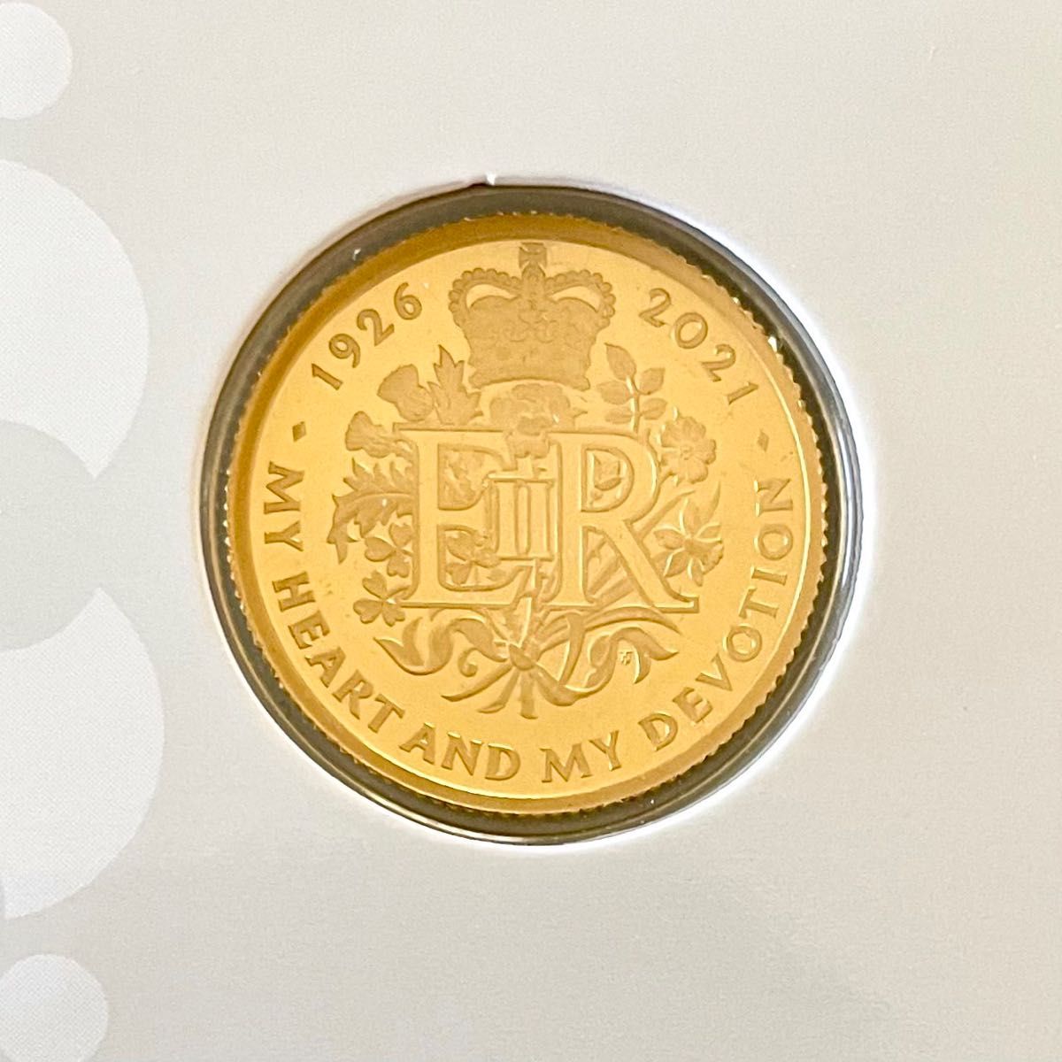 【Trial Pyx】エリザベス女王95歳記念　1/4oz金貨