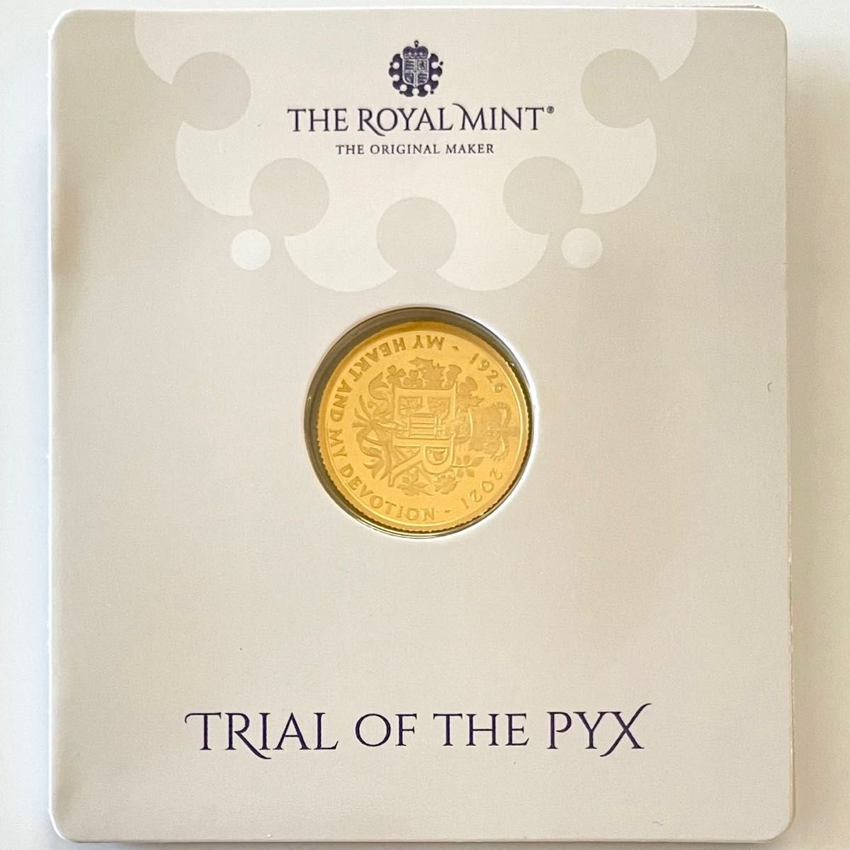 【Trial Pyx】エリザベス女王95歳記念　1/4oz金貨