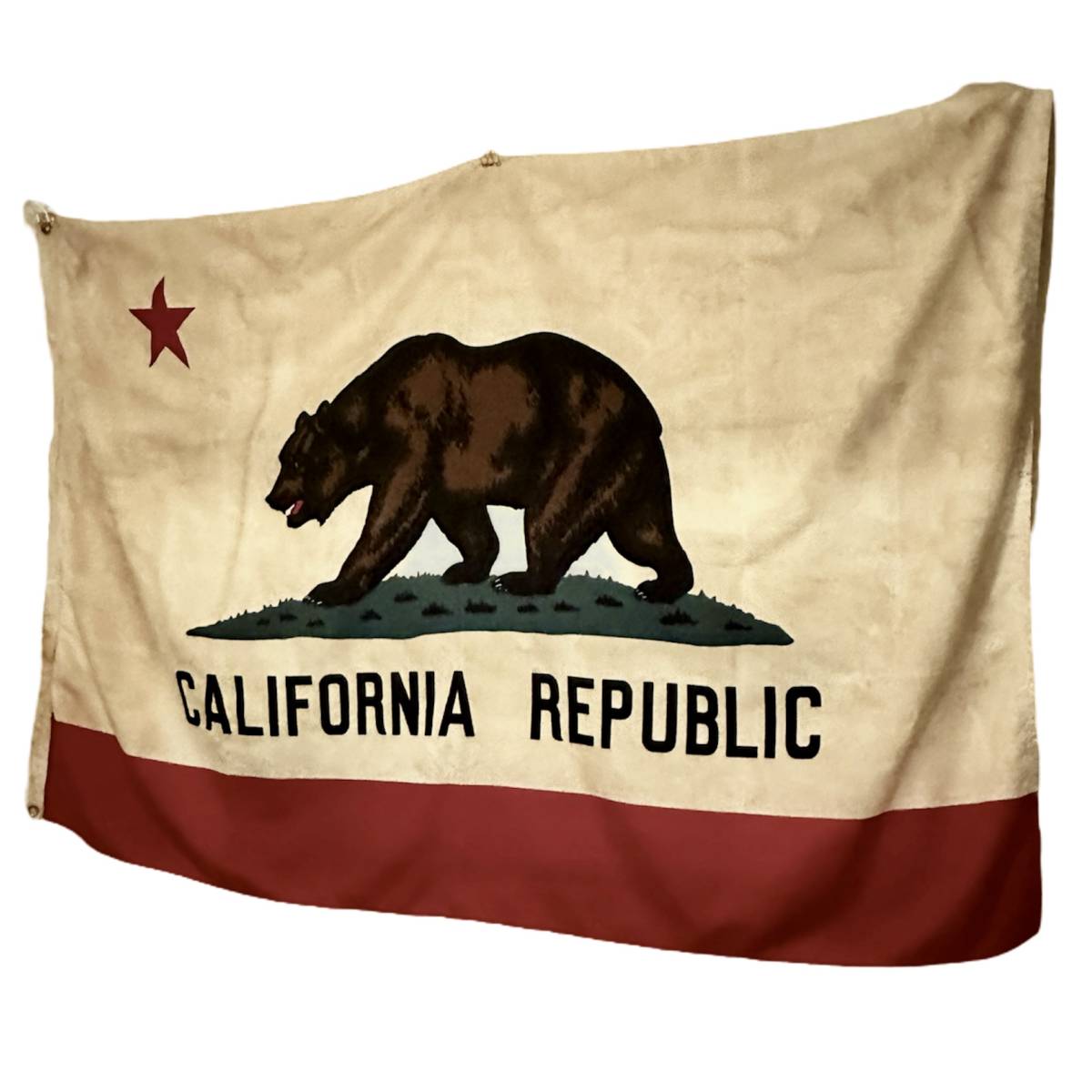 60s70s California Republic フラッグ ビンテージ-