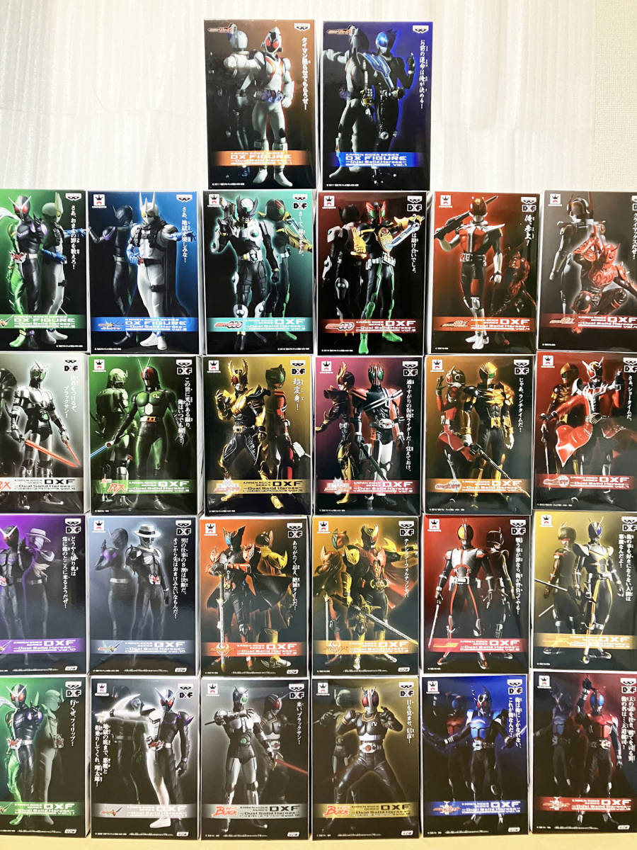 仮面ライダーシリーズ DXF Dual Solid Heroes vol.1-13 未開封フィギュア 全26種 バンプレスト オーズ/電王/ファイズ/クウガ/BLACK