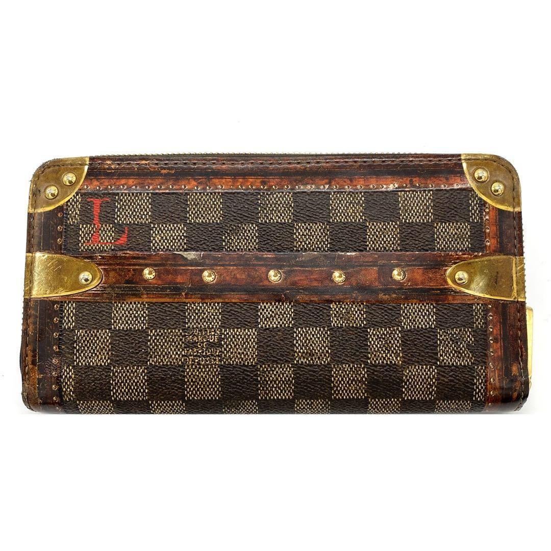 ルイヴィトン LOUIS VUITTON ジッピーウォレット トランク トランス