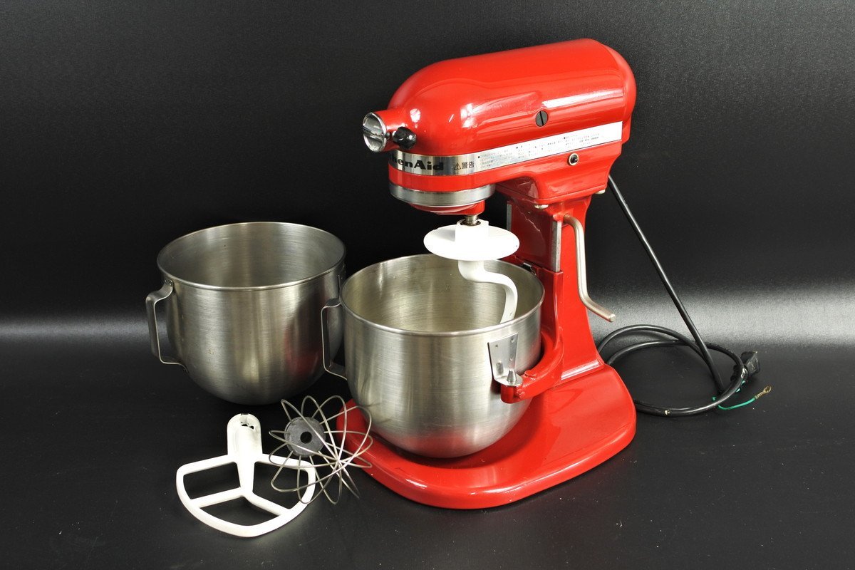 ▽FMI キッチンエイド KitchenAid スタンドミキサー KSM5ER レッド