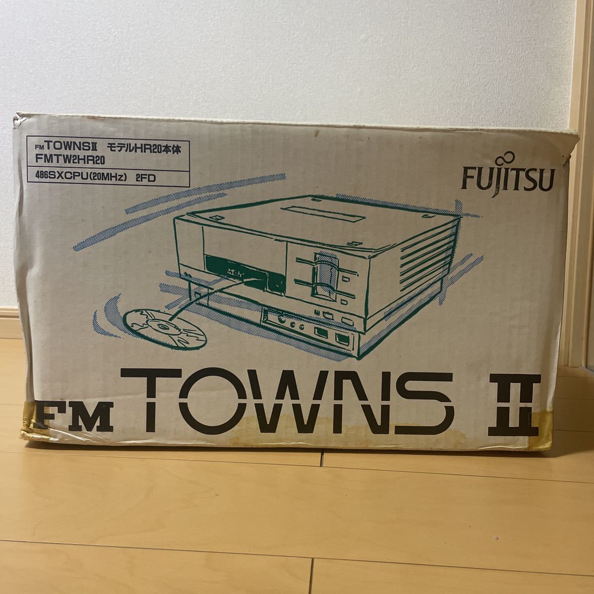 FM TOWNS Ⅱ FUJITSU 富士通 HR20本体 FMTW2HR20 本体のみ(中古/送料