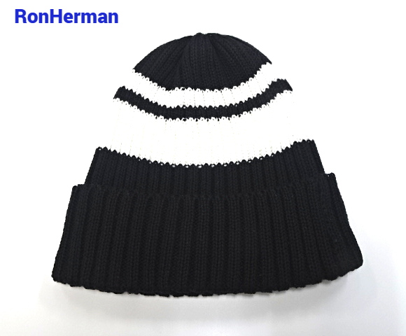 【Ron Herman Rib Cotton Knit Cap No. 512100044-1071 ロンハーマン コットンニットキャップ ビーニー ニット帽 RHC カリフォルニア】