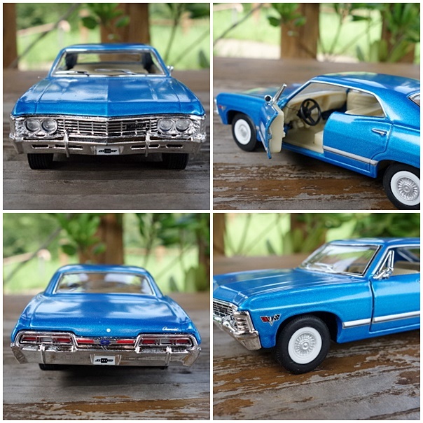 [ стоимость доставки 350 иен ] Chevrolet Impala миникар 1|43 голубой Ame машина CHEVROLET IMPALA