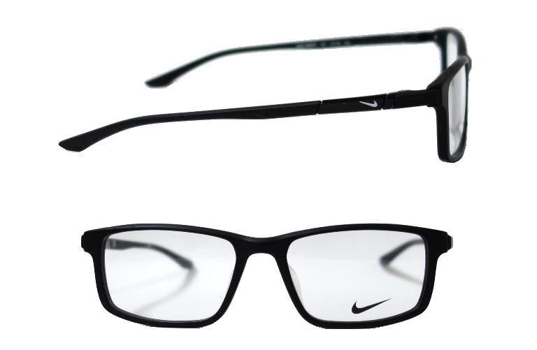 【NIKE VISION】 ナイキ　メガネフレーム　5095AF　001　マットブラック　アジアンフィット　国内正規品_画像2