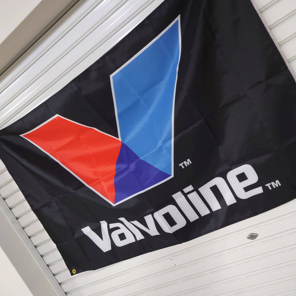 Valvoline フラッグ P311 バルボリン アメリカン エンジンオイル 看板 ポスター バナー USAポスター 世田谷ベース ステッカー ガレージ雑貨_画像10