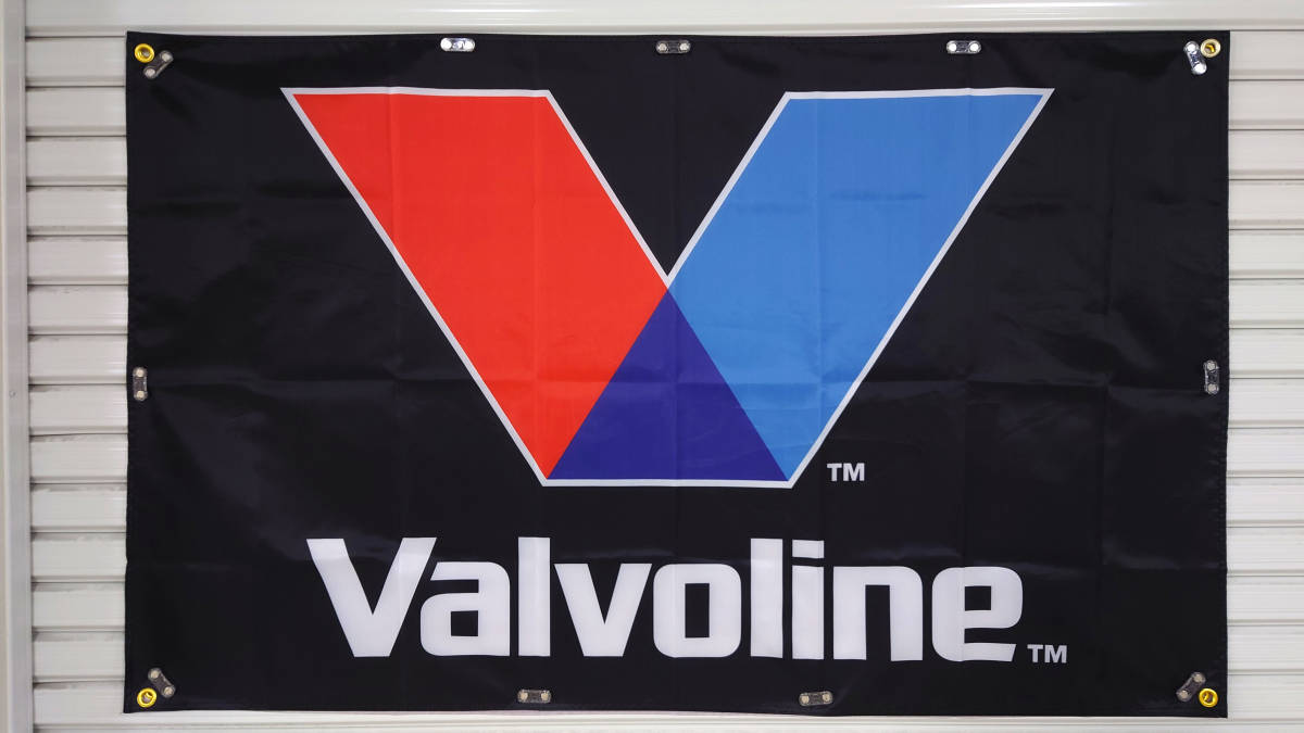 Valvoline フラッグ P311 バルボリン アメリカン エンジンオイル 看板 ポスター バナー USAポスター 世田谷ベース ステッカー ガレージ雑貨_画像8