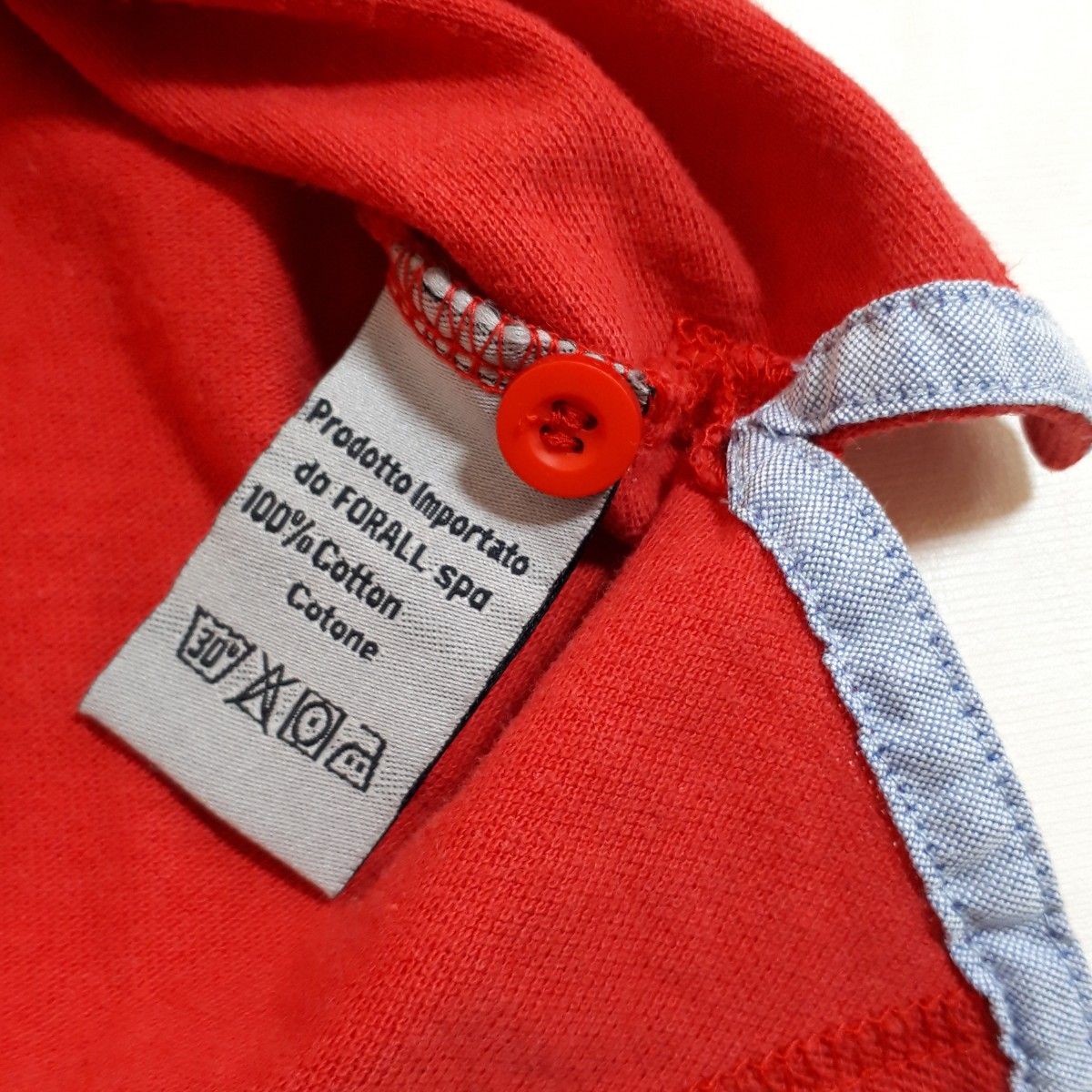 パルジレリ メンズ 半袖ポロシャツ L レッド 赤 イタリア