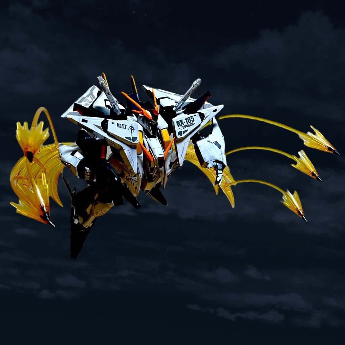 HGUCRX-105 クスィーガンダム完全塗装済バーニアメタルパーツ HGUCRX-105 クスィーガンダム完全塗装済バーニアメタルパーツ