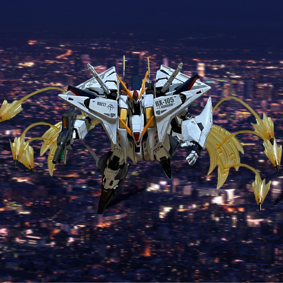 HGUCRX-105 クスィーガンダム完全塗装済バーニアメタルパーツ HGUCRX-105 クスィーガンダム完全塗装済バーニアメタルパーツ
