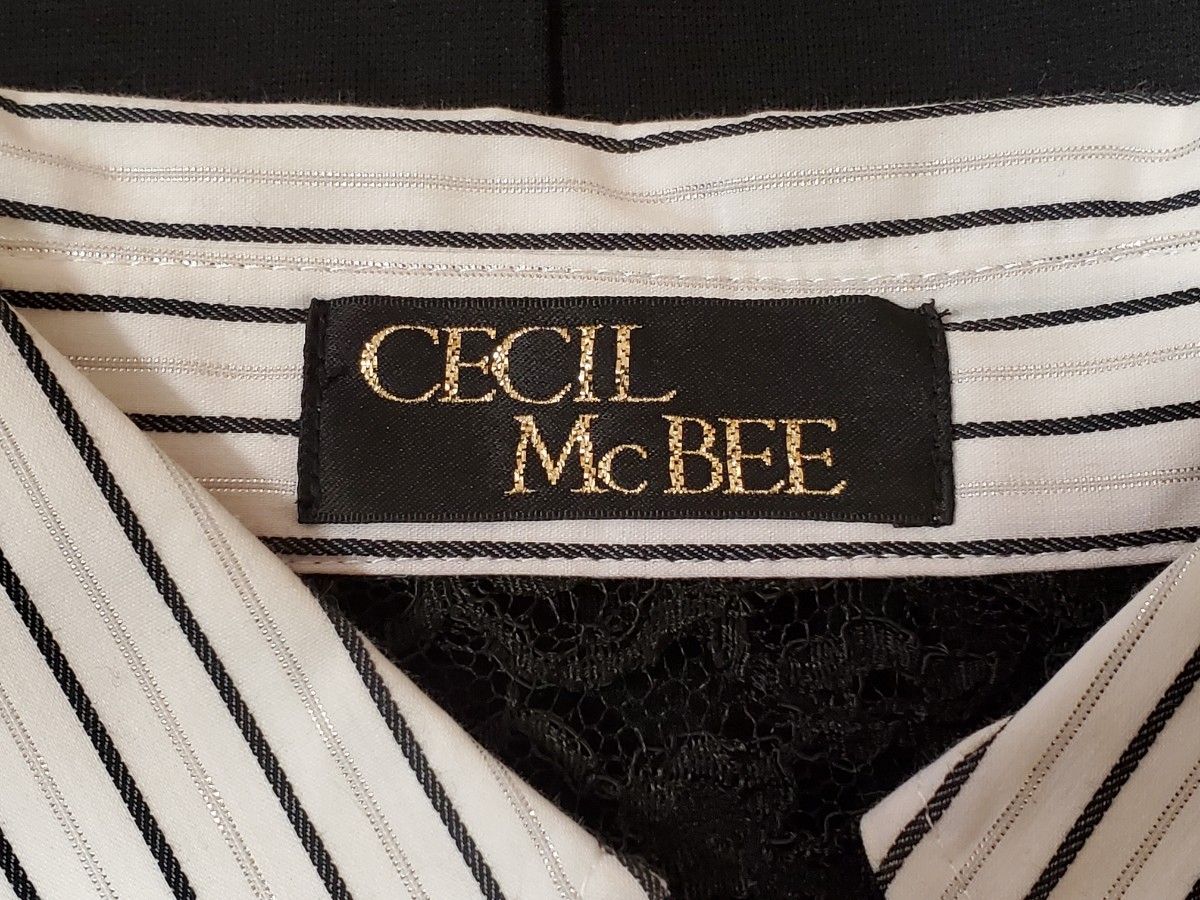 未使用 CECIL McBEE ワンピース Mサイズ相当 3411-2 長袖