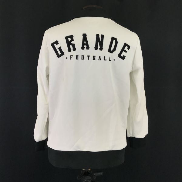 Made in Japan★GRANDE/グランデ★トラックジャケット/ジャージ【Mens size -S/白/White】Tops/Shirts◆BH205_画像2