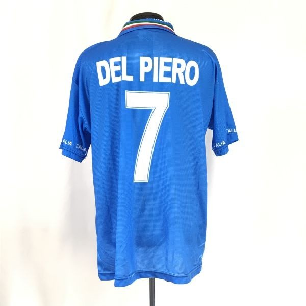 Made in Italy★ITALIA / 7 DEL PIERO/イタリア代表/デルピエロ★レプリカユニフォーム【Mens size  -XL/青/blue】Tops/Shirts◆BH144