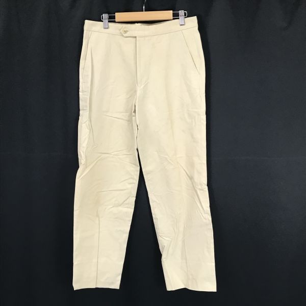 三陽商会★バーバリー★スラックス/テーパードパンツ【Mens size -W76/股下72cm/beige/ベージュ】Pants/Trousers◆BH251_画像1