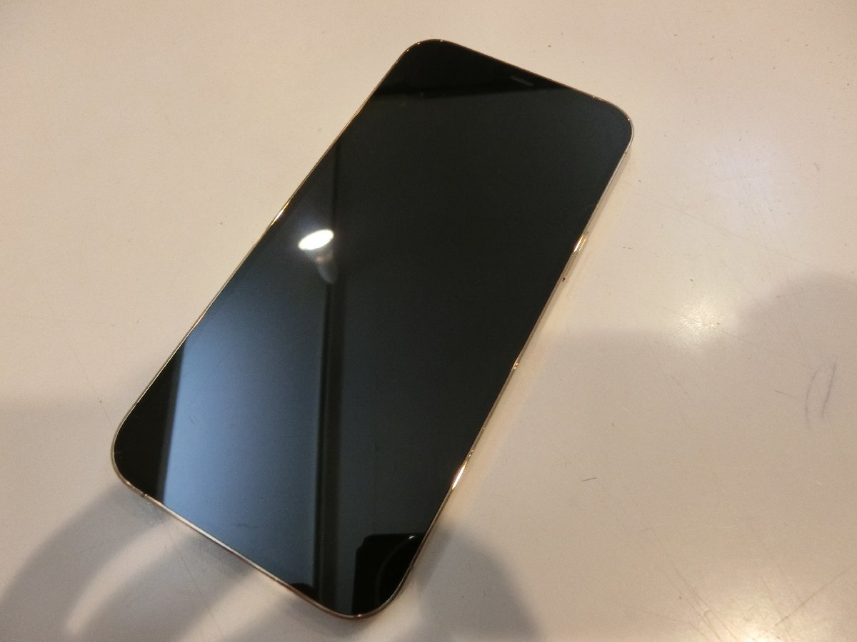 にかざすと SIMフリー☆Apple iPhone12 Pro Max 512GB ゴールド 美品