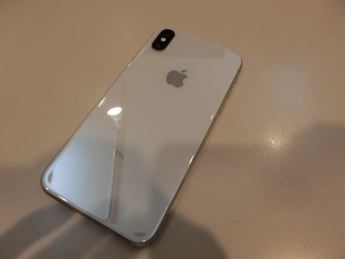 ヤフオク! - SIMフリー Apple iPhoneX 64GB シルバー 中古品 