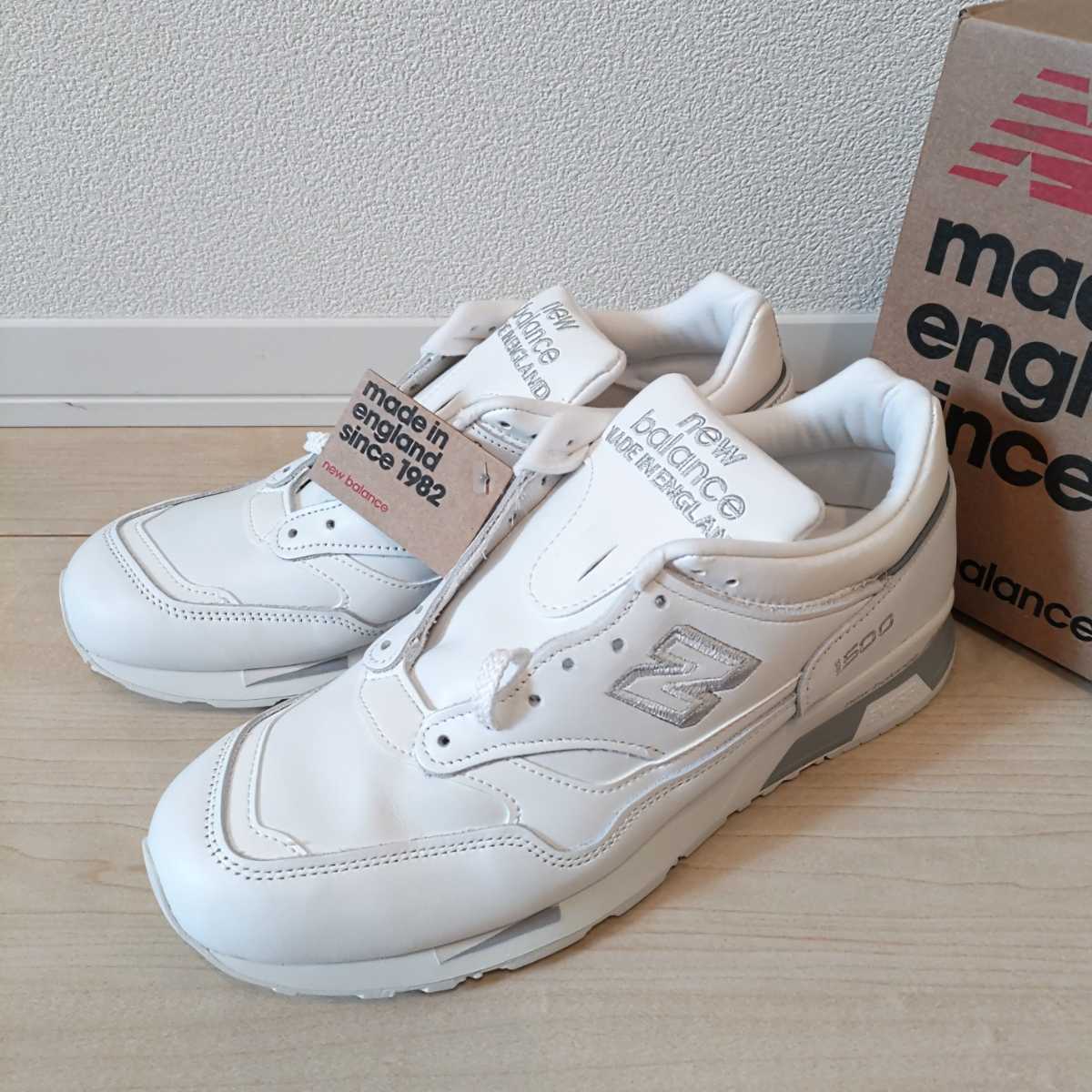 28.0㎝ M1500WHI 新品 ニューバランス New Balance イギリス UK製 ホワイト 白 オールレザー M576 M991WHI  28cm レア