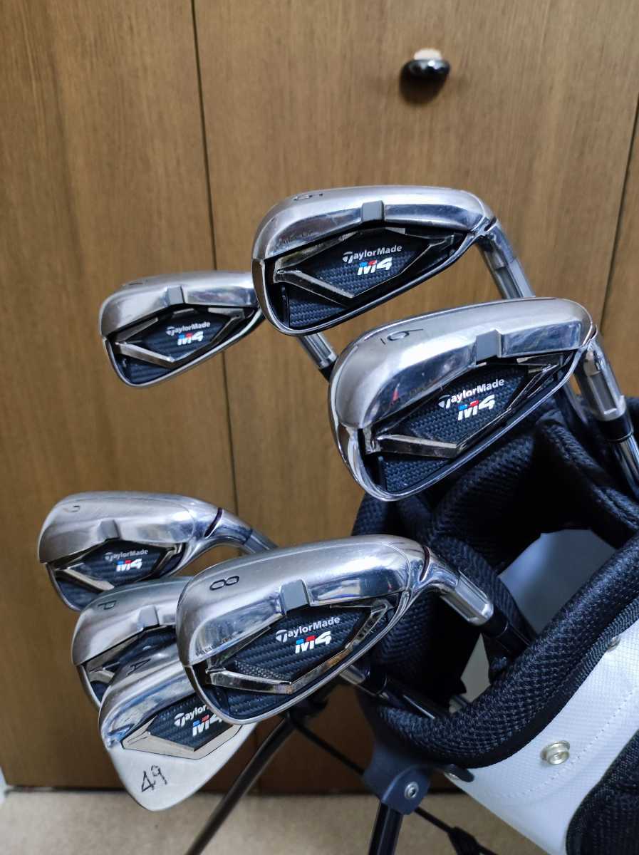 レフティ 左利き TaylorMade M4 テーラーメイド アイアン 8本-