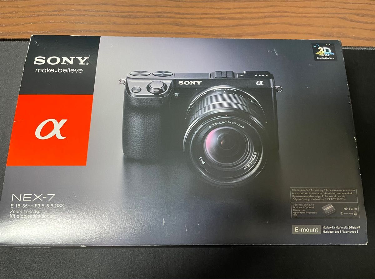 ソニー SONY ミラーレス一眼 α NEX-7 ズームレンズキット E18-55mm F3