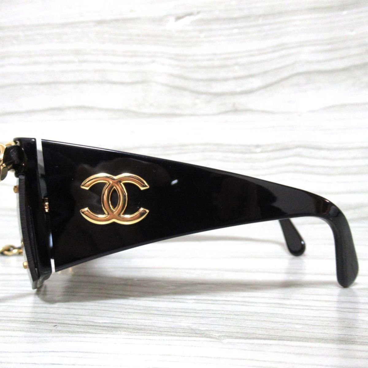 保存版】 レアモデル ヴィンテージ CHANEL シャネル 度なし ココマーク