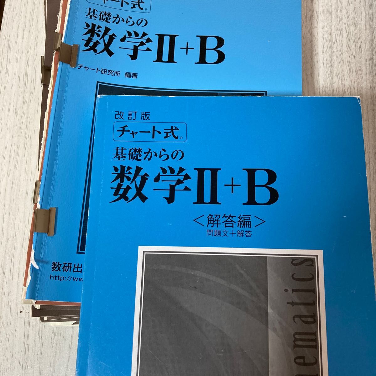 青 チャート式数学Ⅰ + A チャート式数学II +B 新品未使用 - その他