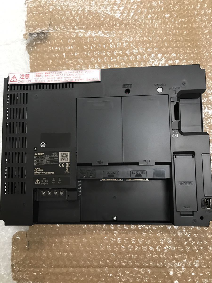 新品未使用三菱電機 MITSUBISHI タッチパネルGT2712-STBA取付 新品未使用三菱電機 MITSUBISHI タッチパネルGT2712-STBA取付
