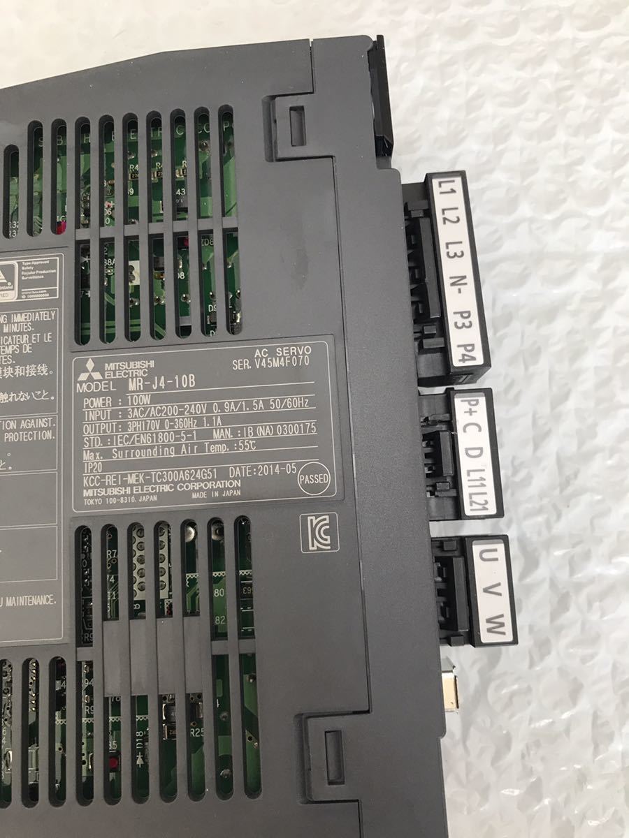三菱電機 MITSUBISHI サーボアンプMR-J4-10B動作保証 2/4 | www.bauen