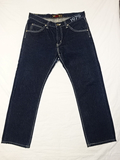 ホットセール レア Lee BIRTH 1979 濃紺ナローストレート L ウェスト約