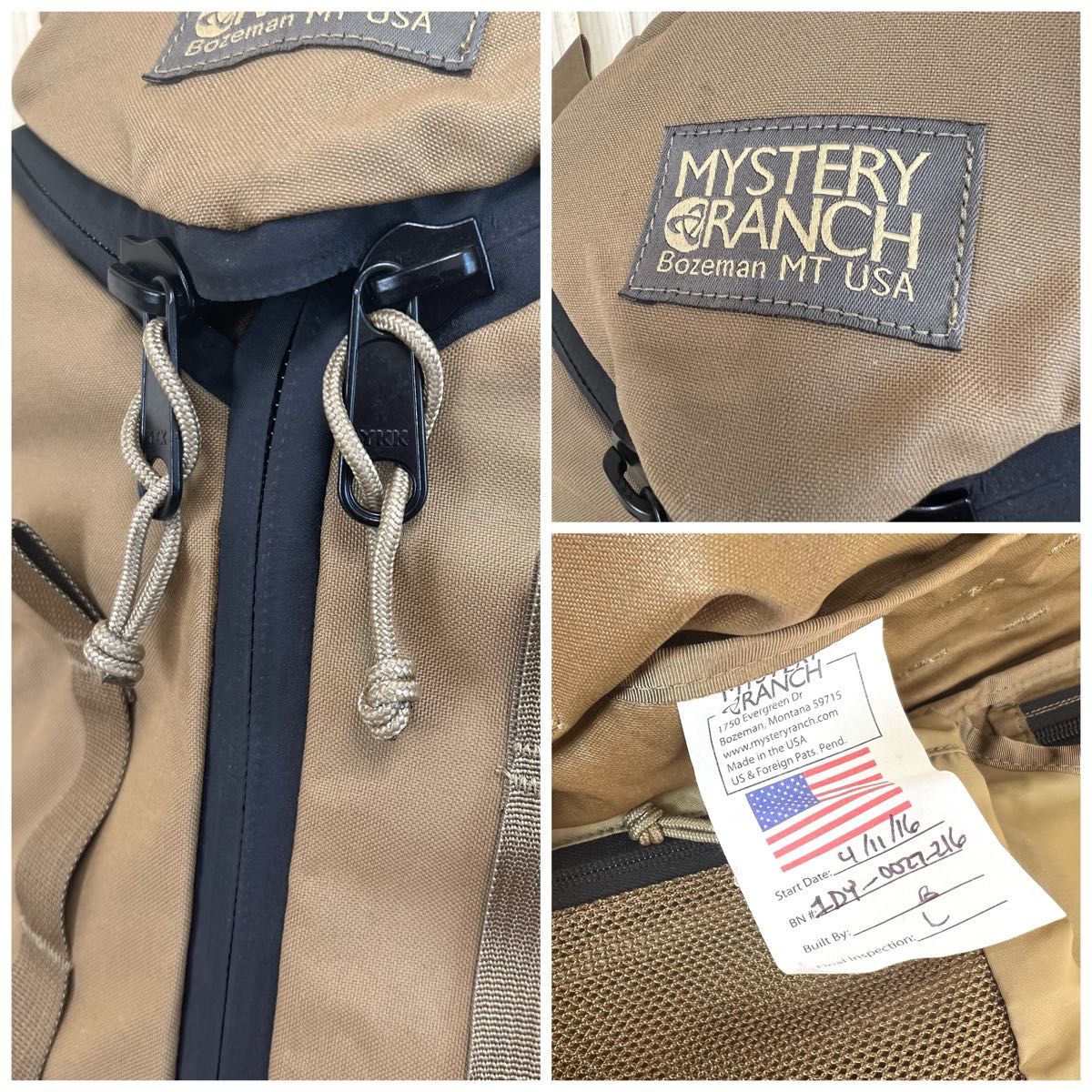 希少 美品】MYSTERYRANCH 1DAY ASSAULT COYOTE villa-cesare.com