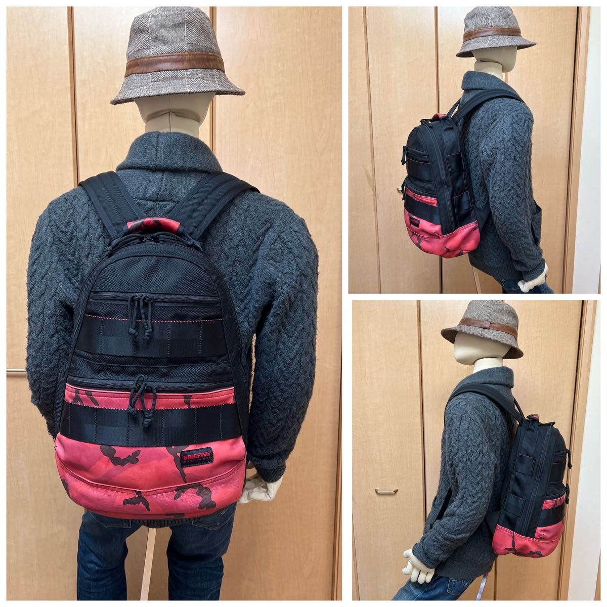 希少レア】BRIEFING × 1PIU1UGUALE3 BACK PACK ブリーフィング 希少レア】BRIEFING × 1PIU1UGUALE3 BACK PACK ブリーフィング