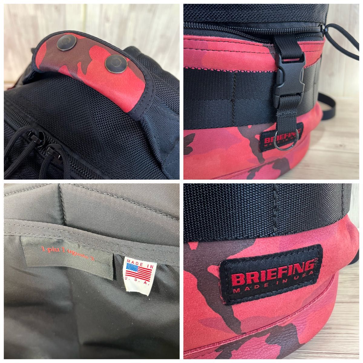 希少レア】BRIEFING × 1PIU1UGUALE3 BACK PACK ブリーフィング 希少レア】BRIEFING × 1PIU1UGUALE3 BACK PACK ブリーフィング