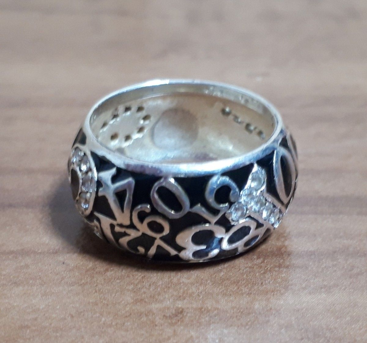 シルバーリング 指輪 925 デザインリング 19.5 ～ 20.0 号