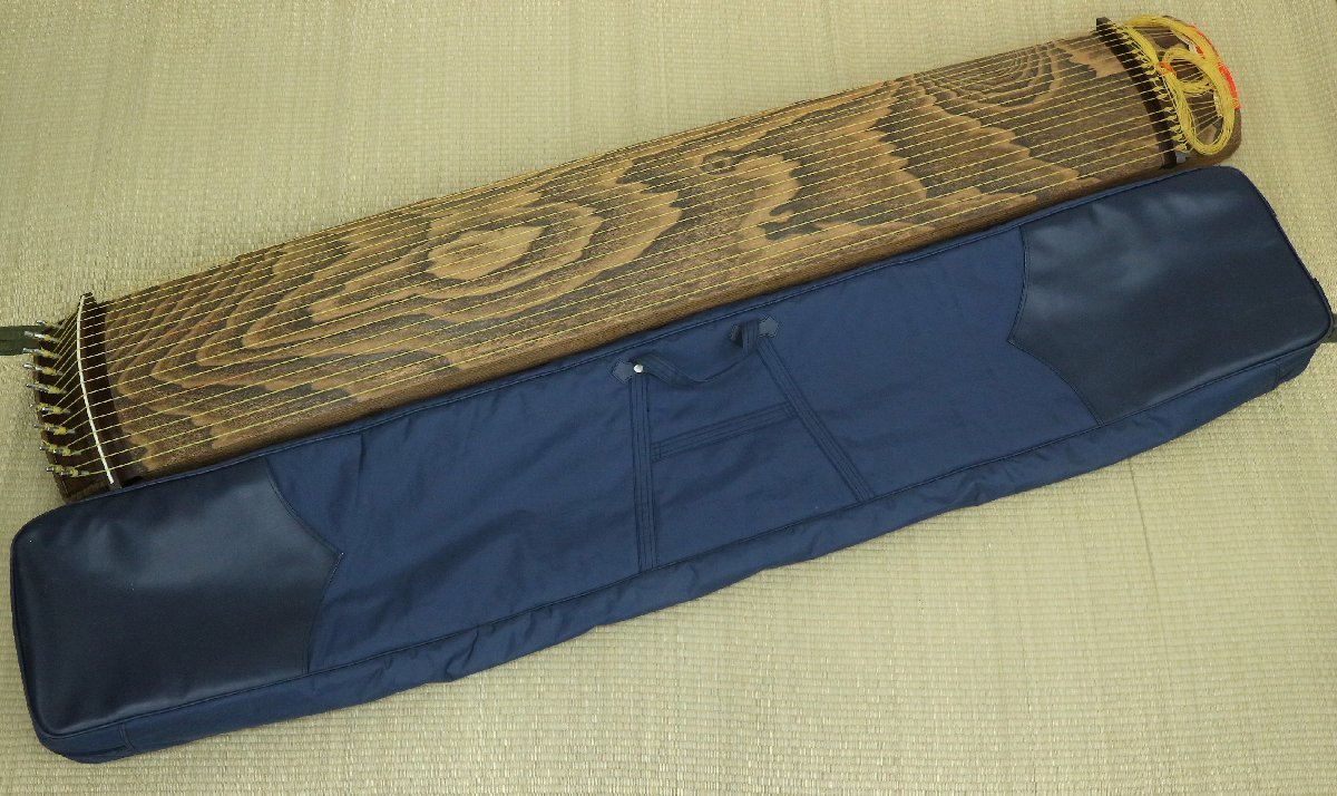  blinds sudare carving 17 string koto total length approximately 208. body . front sack soft case attaching traditional Japanese musical instrument stringed instruments 