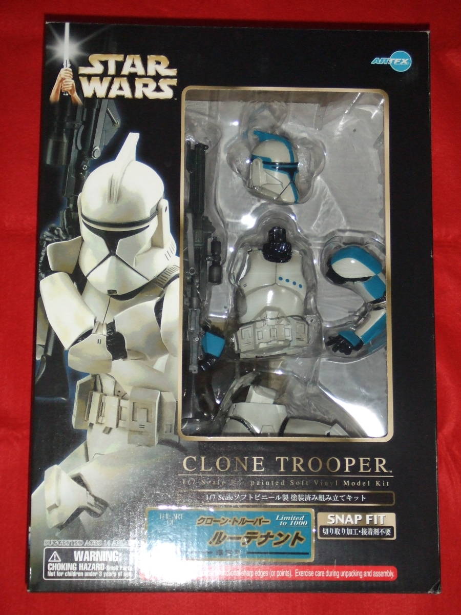 ■コトブキヤ■ARTFX■1/7 クローン・トルーパー ルーテナント 青■スターウォーズ■KOTOBUKIYA■STAR WARS■CLONE TROOPER■フィギュア■_画像1