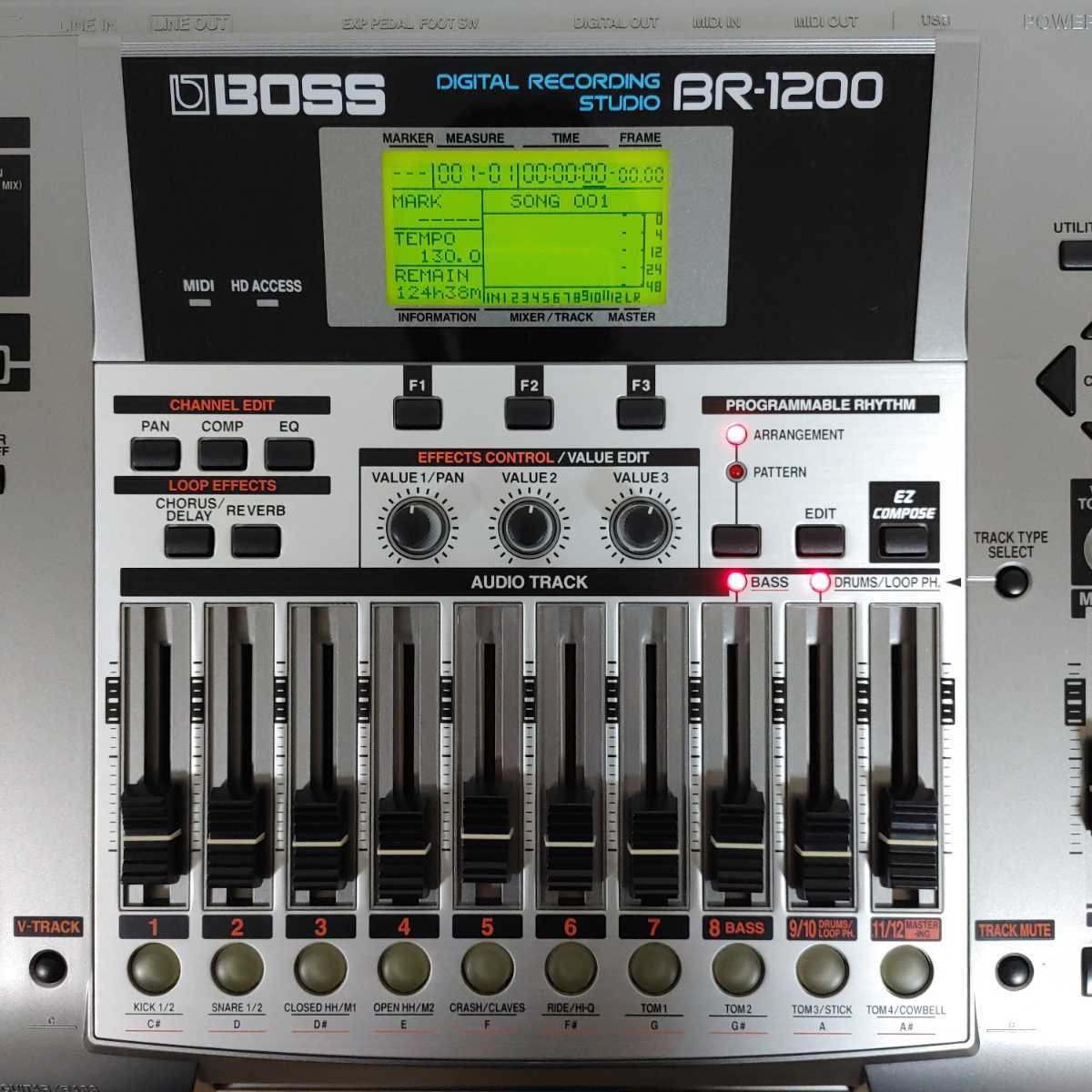 BOSS　BR-1200CD　マルチトラックレコーダー　ソフトケース付き　動作品　美品　使用回数少
