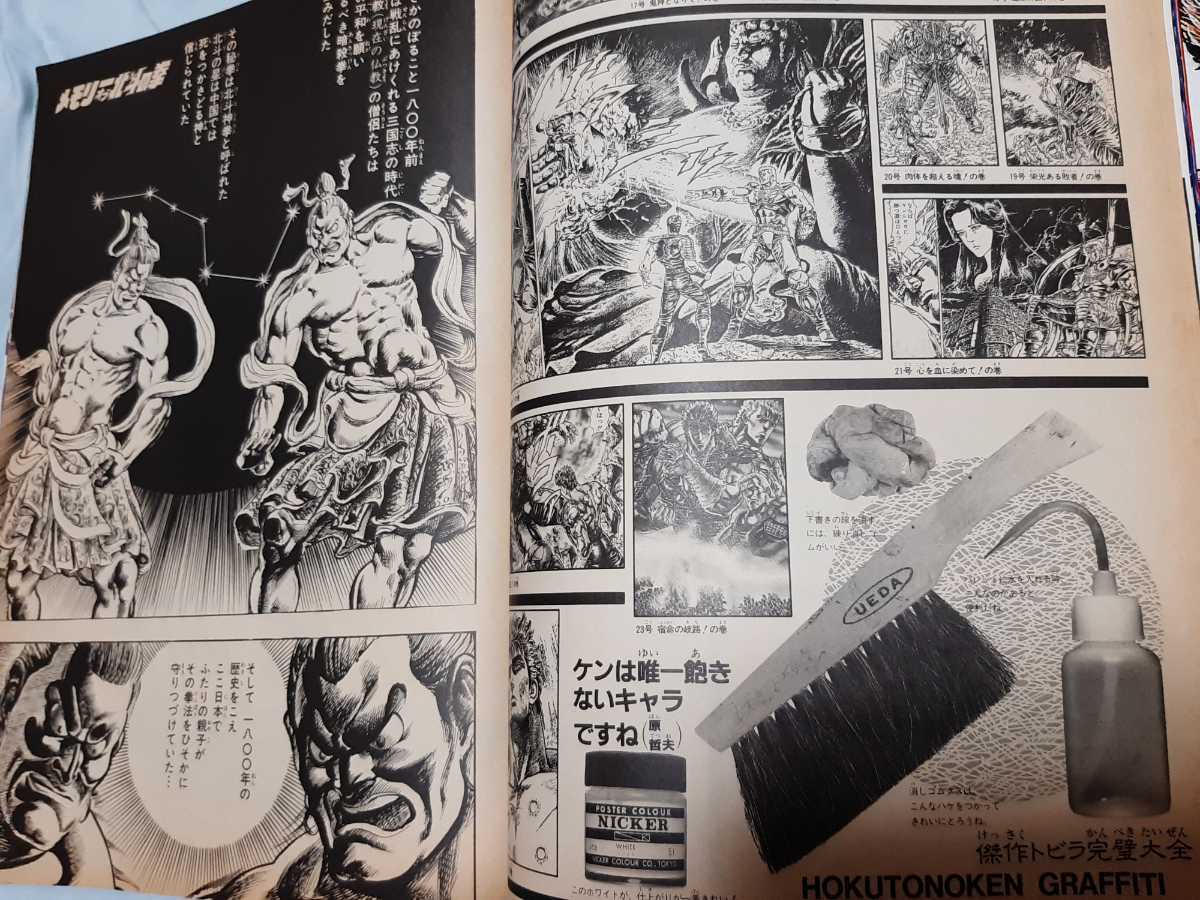 週刊少年ジャンプ特別編集 北斗の拳SPECIALALL ABOUT THE MAN 集英社・1986年9月号。中古雑誌　A3サイズ　神奈川配送80サイズor定形外_画像5