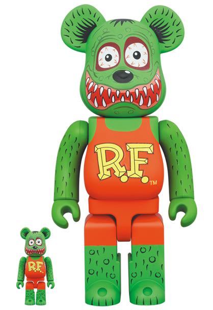 BE@RBRICK RAT FINK(TM) 100% & 400% medicom toy Bearbrick lato fins kmeti com toy 