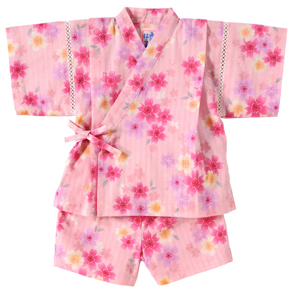  быстрое решение [ Miki House ] новый товар не использовался mikihouse 100cm 95cm~105cm Sakura ... джинбей костюм юката кимоно часть магазин надеты фейерверк собрание девочка цвет : розовый 