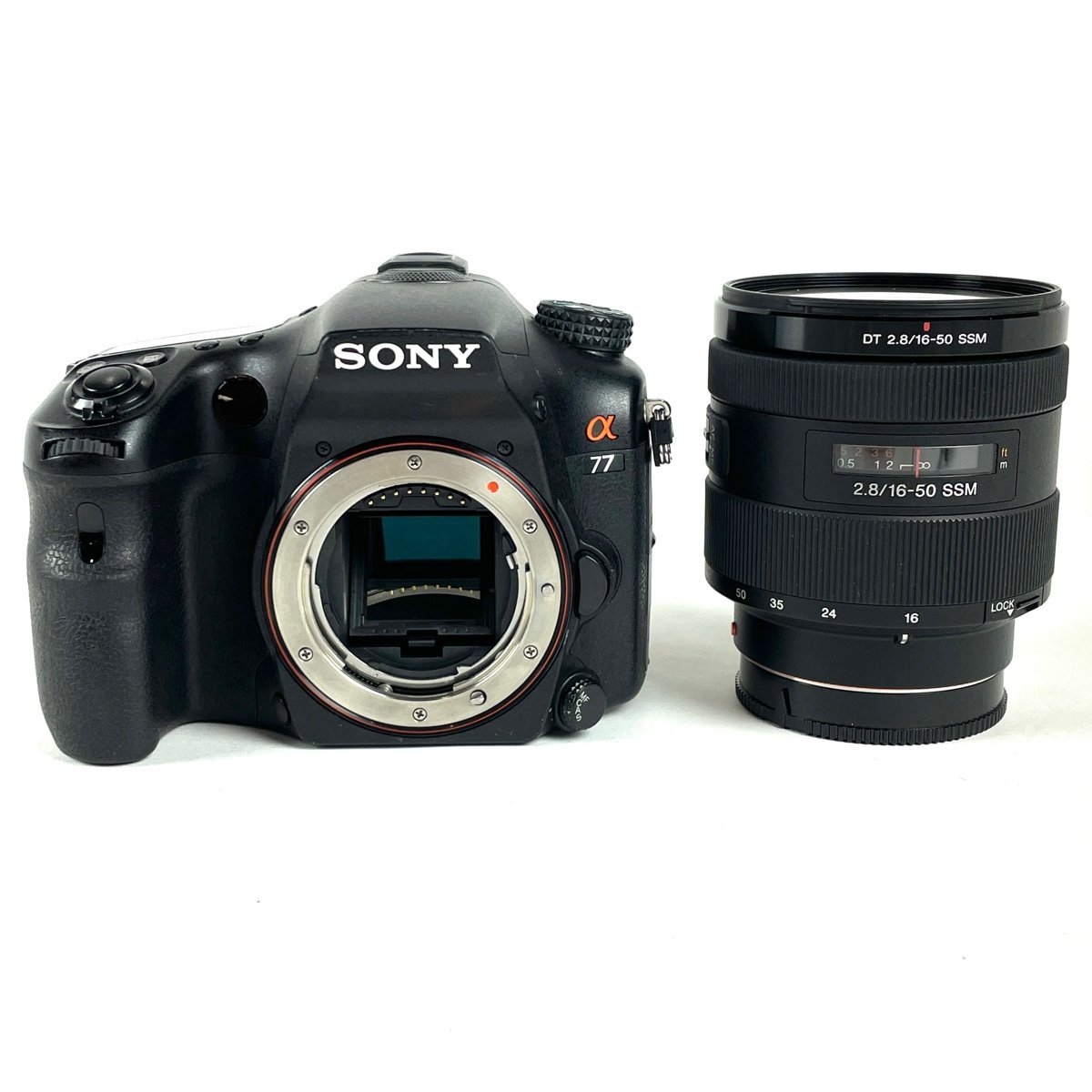 ヤフオク! - ソニー SONY α77 + DT 16-50mm F2....