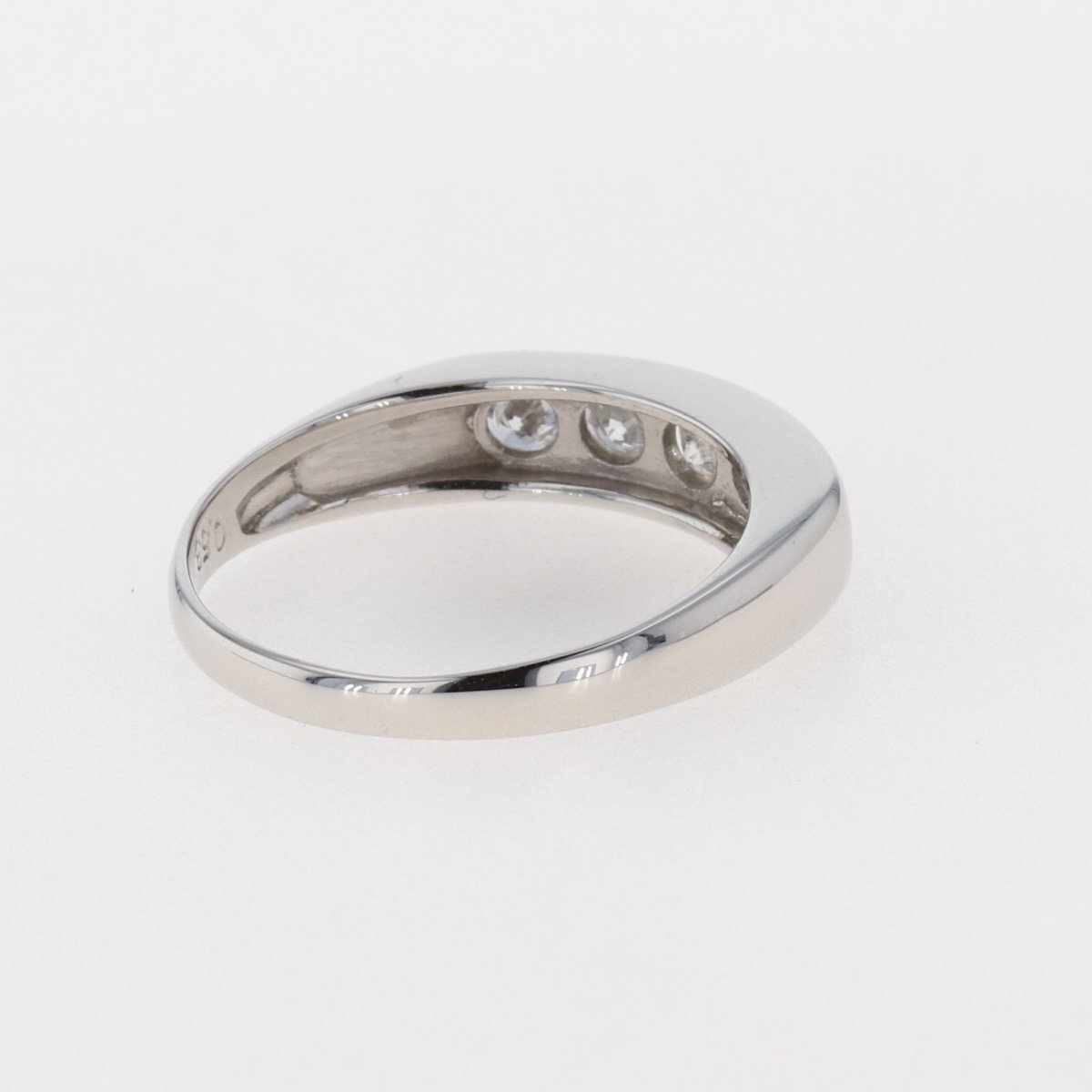 メレダイヤ デザインリング プラチナ 指輪 リング 約9.5号 Pt900 ダイヤモンド レディース 【】 - 5