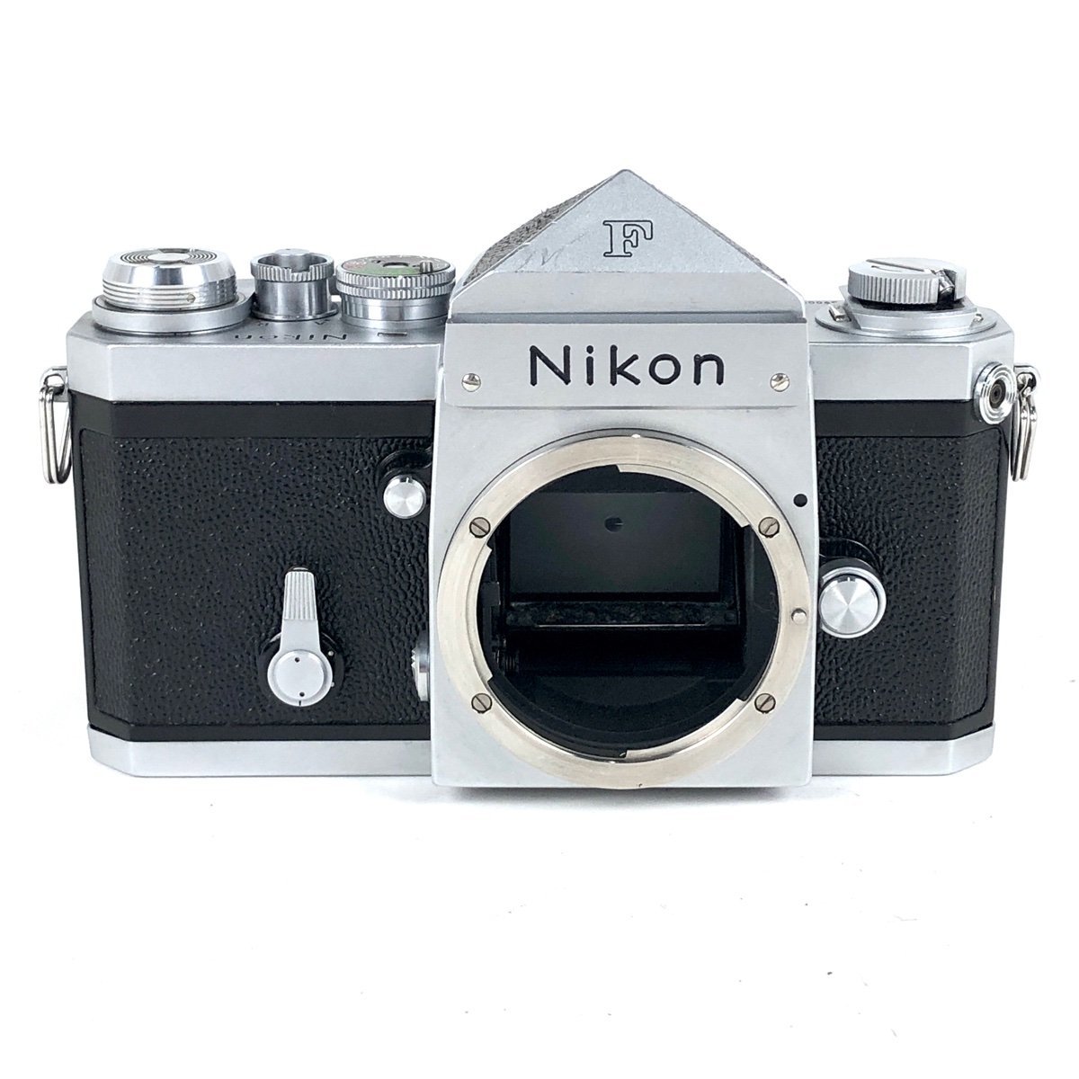 ニコン Nikon F アイレベル シルバー ボディ ［ジャンク品］ フィルム マニュアルフォーカス 一眼レフカメラ 【中古】
