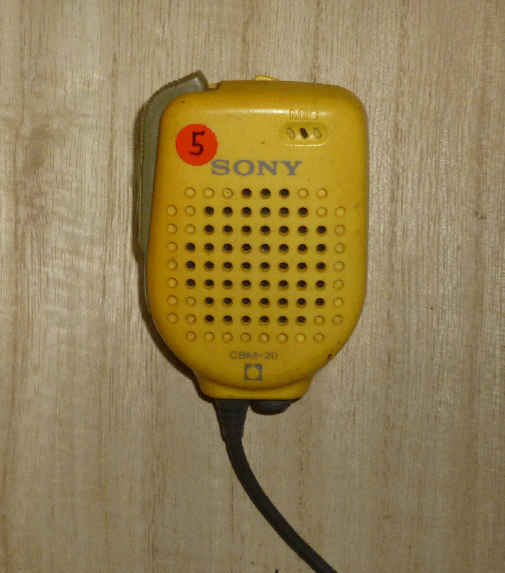 SONY speaker Mike CBM-20 used ⑤