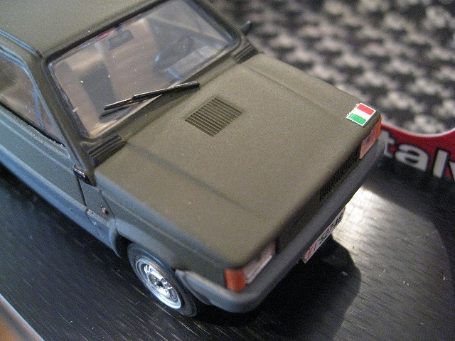 ★イタリア購入ブルム1/43FIATパンダ45 ESERCITO ITALIANO1980 限定1000pcsシリアル781★の画像5