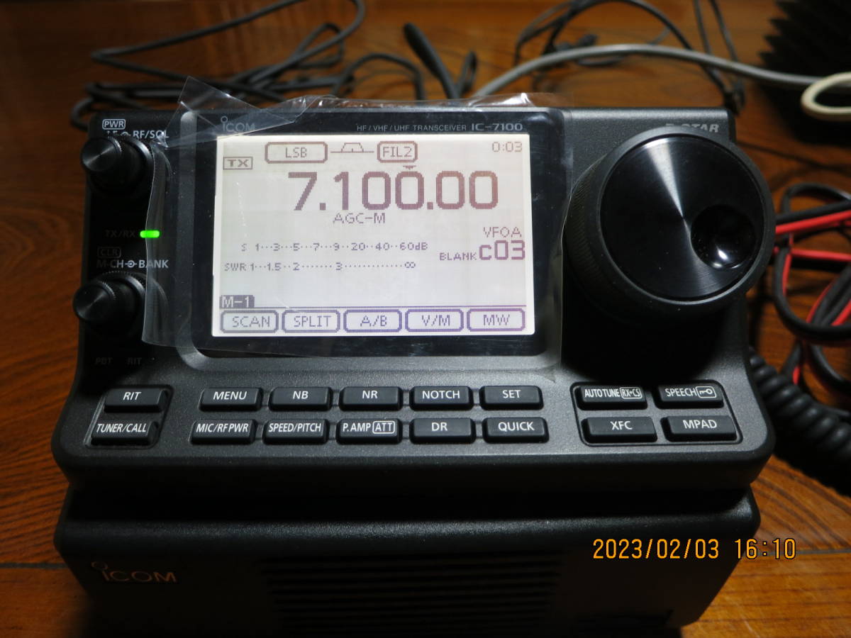 ICOM IC-7100 HF-430 オールモード トランシーバー 100W機 新品同様 動作品