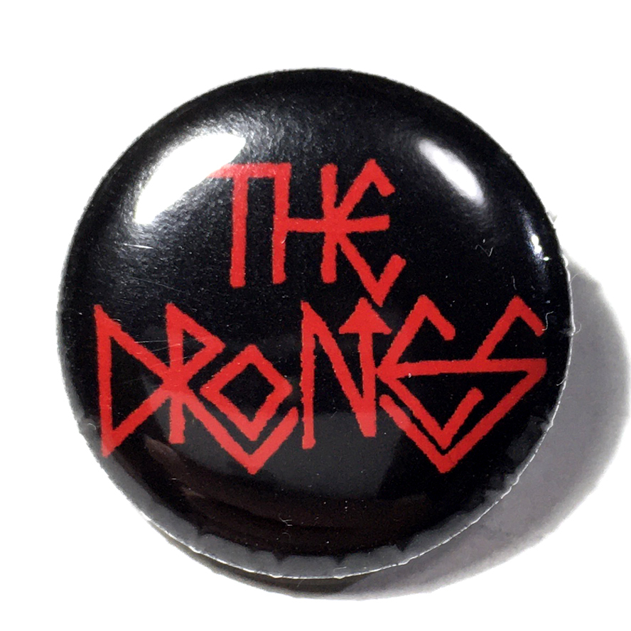 25mm 缶バッジ ２個セット The Drones Bone Idol ドローンズ Power Pop パワーポップ パンク Punk_画像2