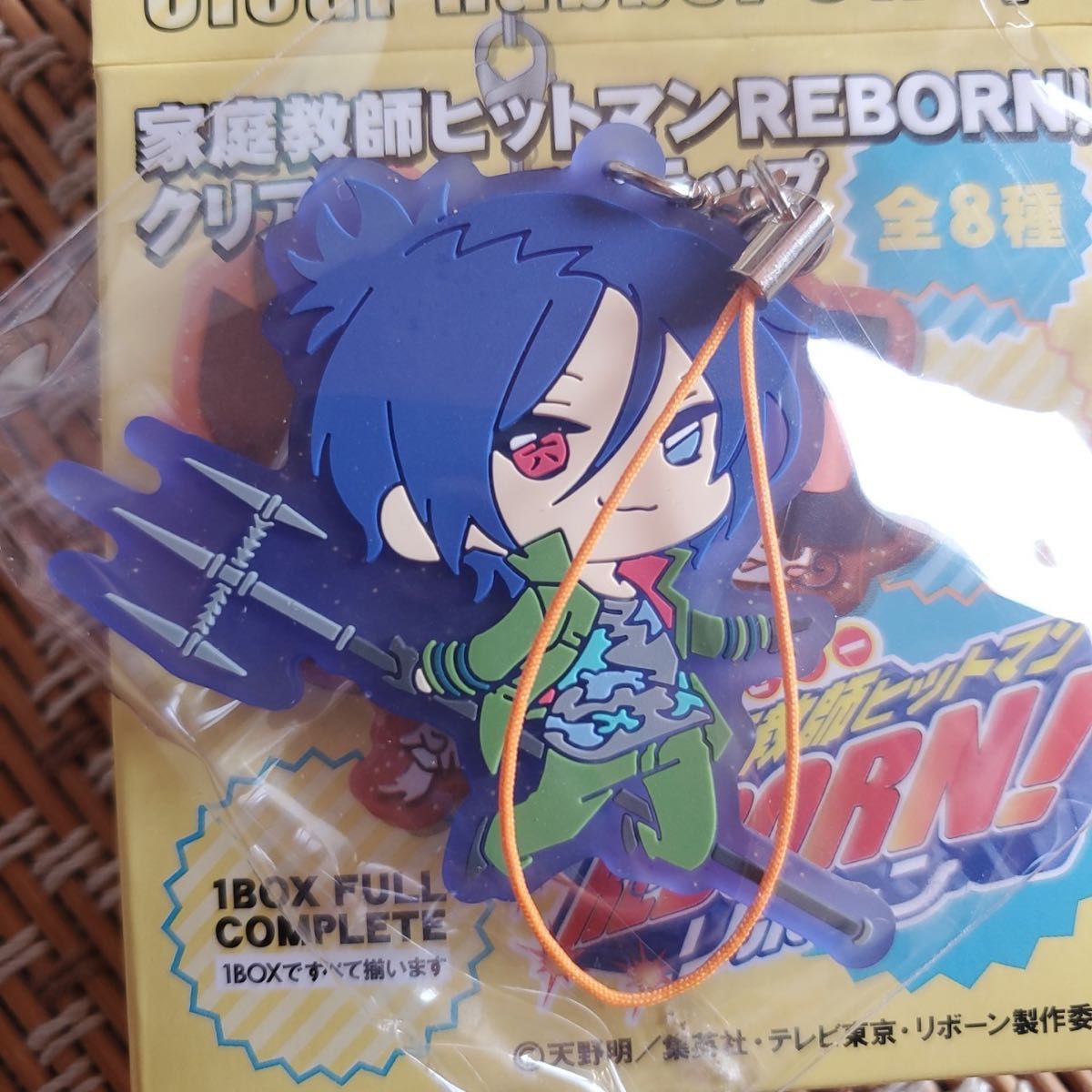 REBORN! クリアラバーストラップ 六道骸 缶バッジ ザンザス
