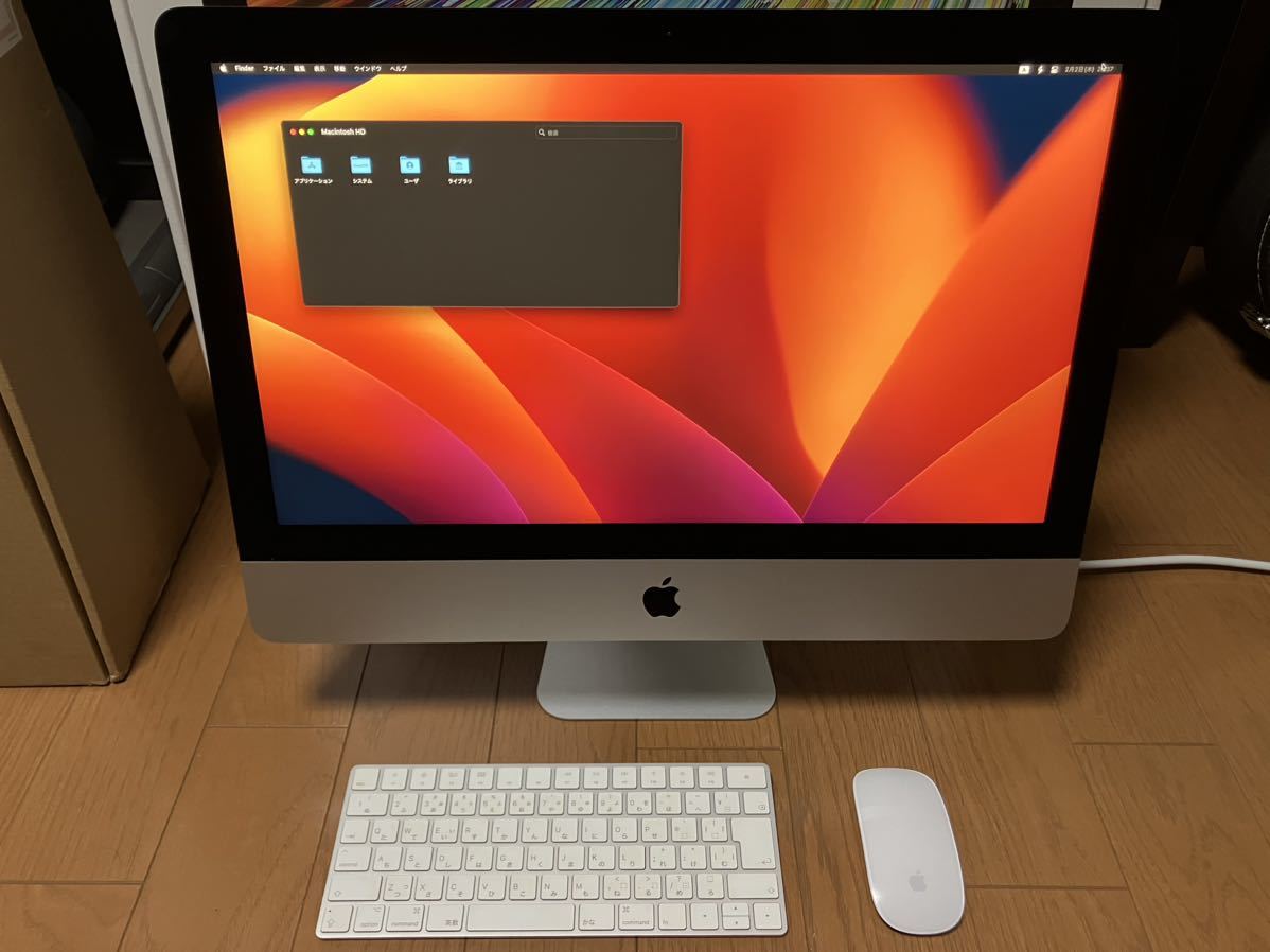 Apple iMac 21.5インチ 2019 メモリ32GB増設済！ MRT32J/A A2116 Retina 4K Intel_画像1