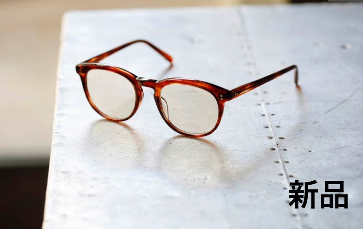 注目ブランド 新品 白山眼鏡 メイフェア ハバナ セル、プラスチック